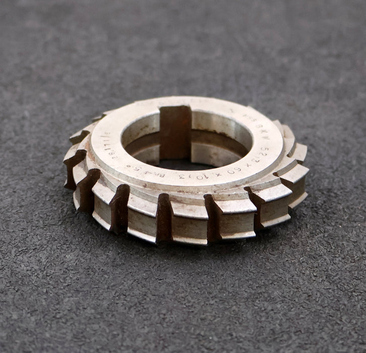 Bild des Artikels RAXA-GARANT-Keilwellen-Formfräser-mit-Höcker-8-Keile-52,3x60x10,3mm-Ø76x20xØ40mm