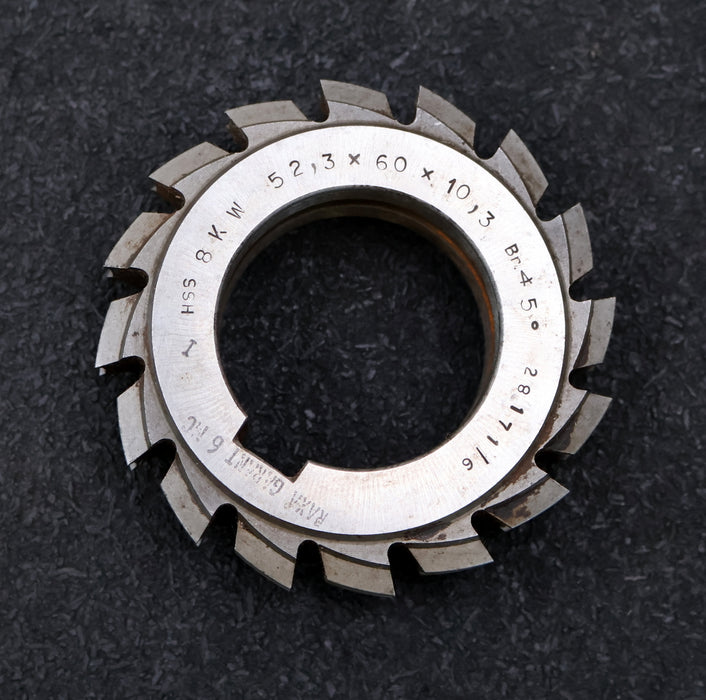 Bild des Artikels RAXA-GARANT-Keilwellen-Formfräser-mit-Höcker-8-Keile-52,3x60x10,3mm-Ø76x20xØ40mm