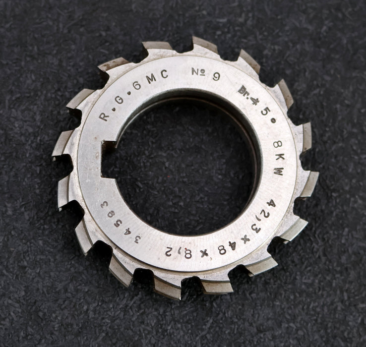 Bild des Artikels RAXA-GARANT-Keilwellen-Formfräser-6-Keile-21f7x25x5e8mm-Ø76x12xØ40mm-mit-Höcker-