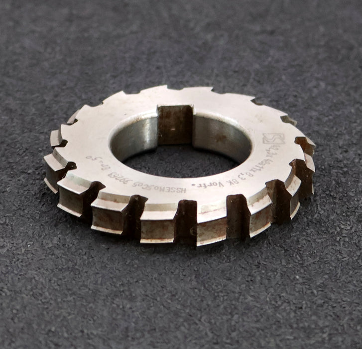 Bild des Artikels Keilwellen-Formfräser-8-Keile-42,3x48a11x8,3mm-mit-Höcker-Vorfräser-Ø80x14xØ40mm
