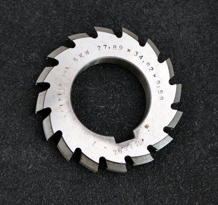 Bild des Artikels RAXA-GARANT-Keilwellen-Formfräser-6-Keile-27,89x34,82x8,59mm-mit-Höcker