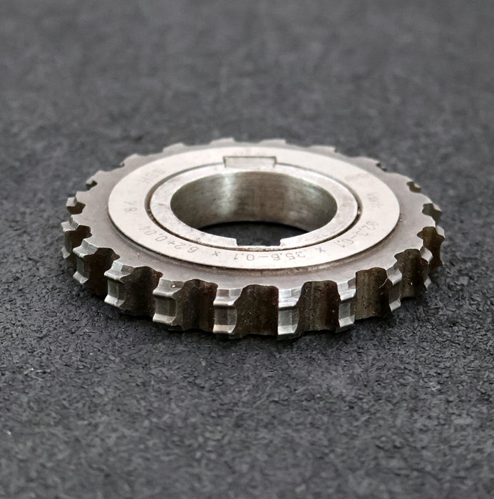 Bild des Artikels Keilwellen-Formfräser-8-Keile-32,3-0,1x35,6-0,1x6,2+0,04mm-mit-Höcker-Vorfräser