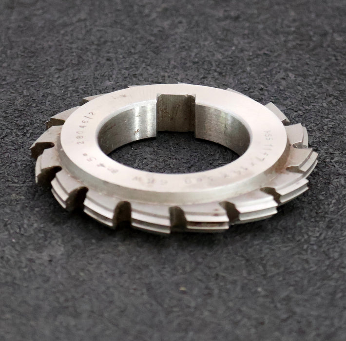 Bild des Artikels Keilwellen-Formfräser-6-Keile-11f7x14x3e8mm-mit-Höcker-Ø76x12xØ40mm-mit-LKN