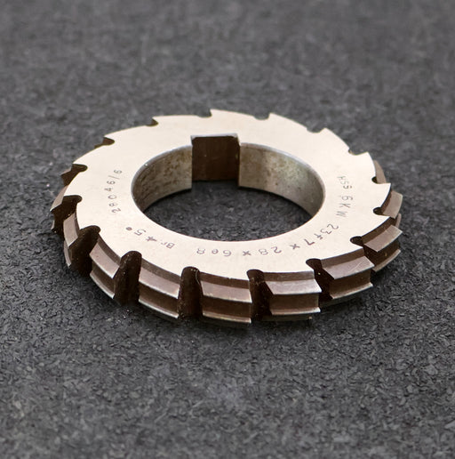 Bild des Artikels Keilwellen-Formfräser-6-Keile-23f7x28x6e8mm-mit-Höcker-Ø76x12xØ40mm-mit-LKN