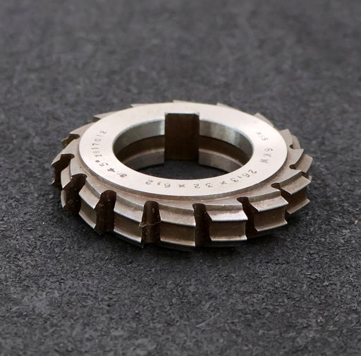 Bild des Artikels Keilwellen-Formfräser-6-Keile-26,3x32x6,2mm-mit-Höcker-Ø76x12xØ40mm-mit-LKN
