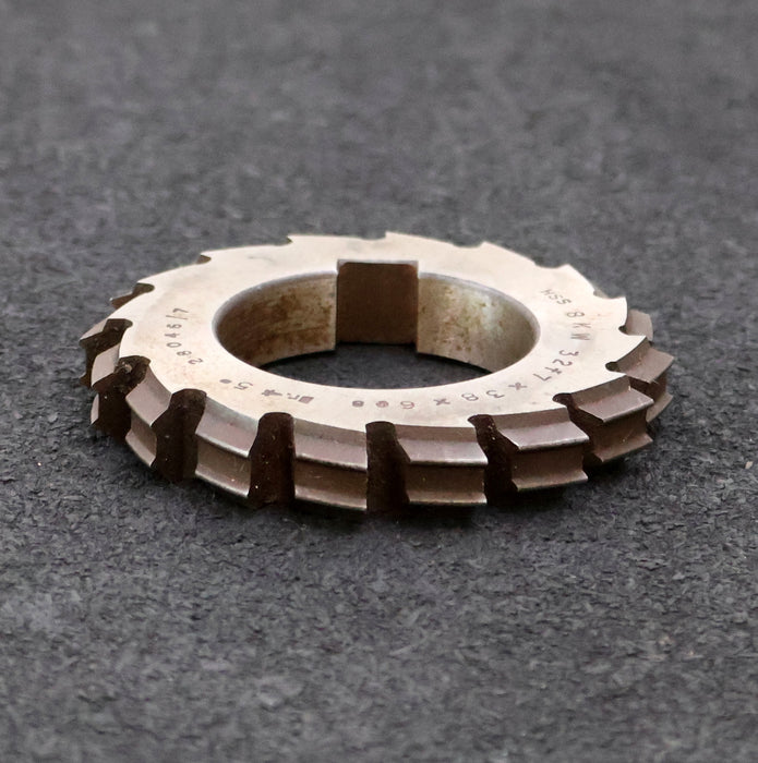 Bild des Artikels Keilwellen-Formfräser-8-Keile-32,7x38x6e8mm-mit-Höcker-Ø76x12xØ40mm-mit-LKN
