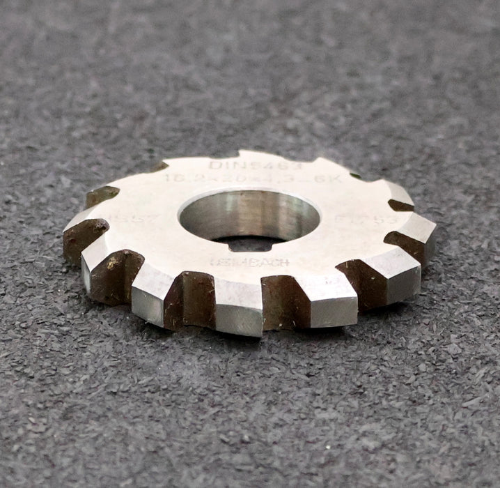 Bild des Artikels LEIMBACH-Keilwellen-Formfräser-6-Keile-16,2x20x4,3-Ø59x9xØ22mm-mit-LKN