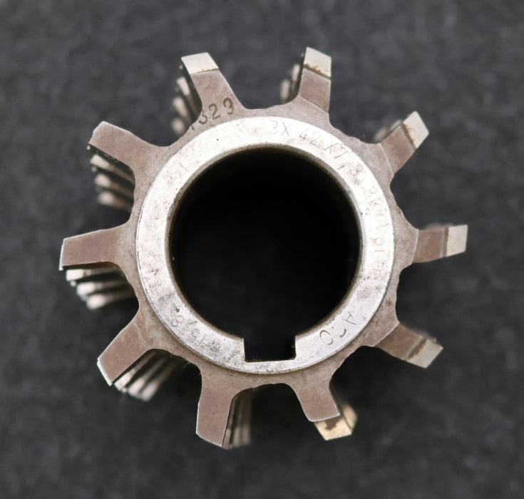 Bild des Artikels Keilwellen-Wälzfräser-8-Keile-30,3x42x7,3mm-Vorfräser-mit-Höcker-Ø61x57xØ27mm