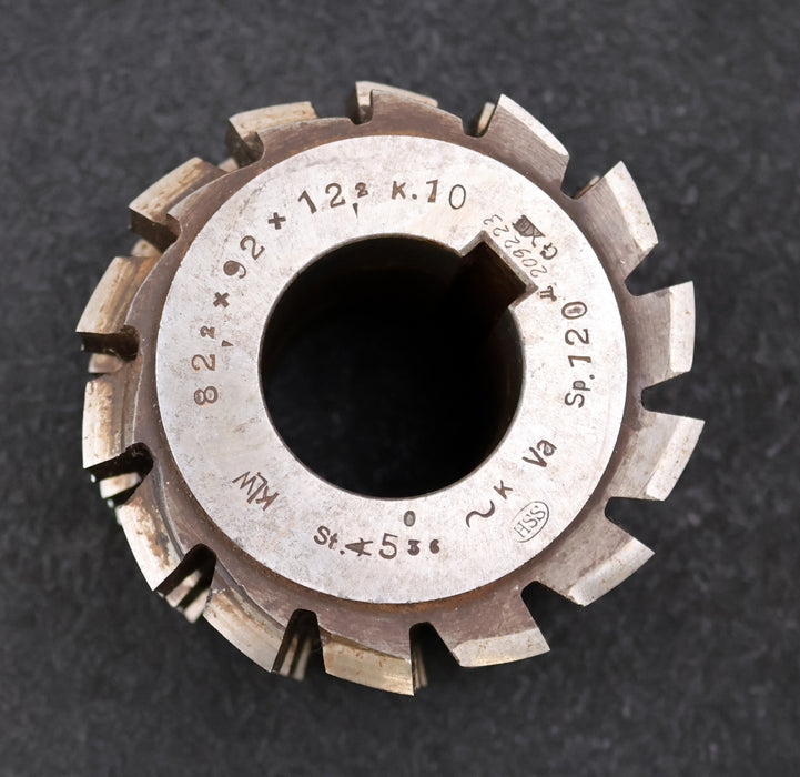 Bild des Artikels Keilwellen-Wälzfräser-10-Keile-82,2x92x12,2mm-mit-Höcker-Ø100x80xØ40mm-mit-LKN
