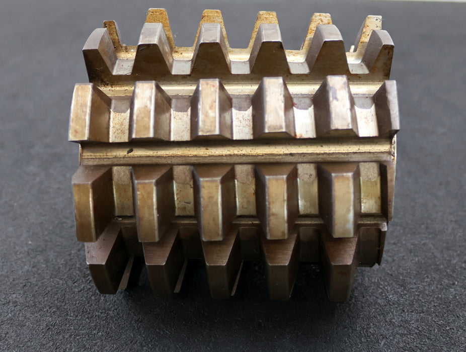Bild des Artikels LEIMBACH-Zahnrad-Wälzfräser-gear-hob-m=-8mm-15°-EGW-Ø136x136xØ40mm-mit-LKN