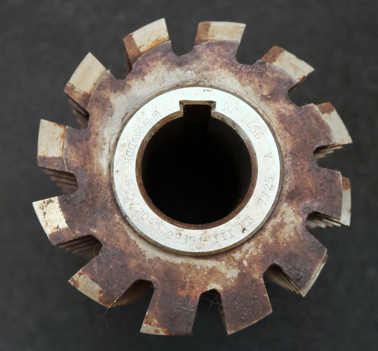 Bild des Artikels PWS-Zahnrad-Wälzfräser-gear-hob-m=-5mm-20°-EGW-Ø124x150xØ40mm-mit-LKN-BP-III