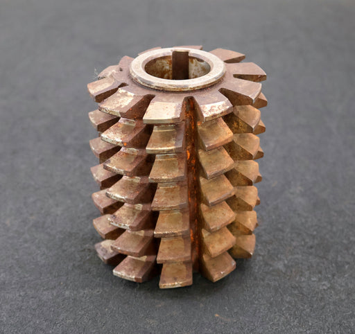 Bild des Artikels PWS-Zahnrad-Wälzfräser-gear-hob-m=-6mm-20°-EGW-Ø111x136xØ40mm-mit-LKN-BP-III