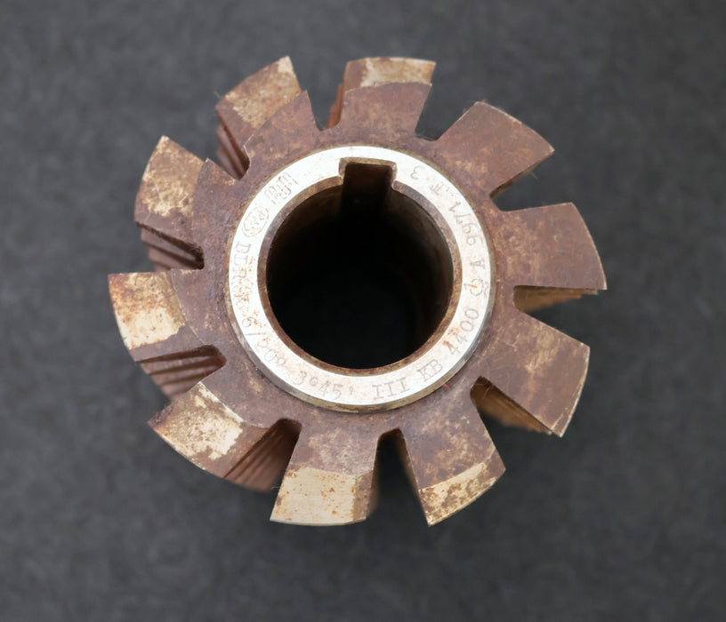 Bild des Artikels PWS-Zahnrad-Wälzfräser-gear-hob-m=-6mm-20°-EGW-Ø111x136xØ40mm-mit-LKN-BP-III