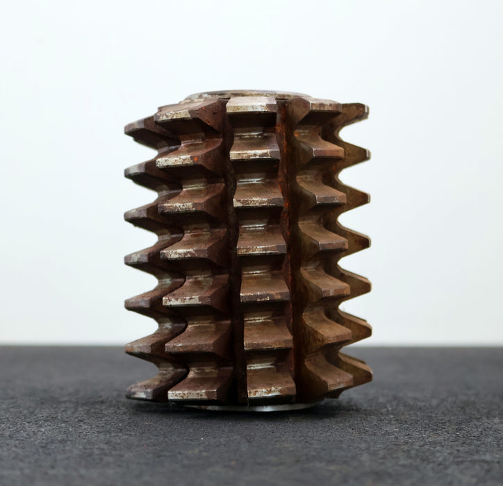 Bild des Artikels PWS-Zahnrad-Wälzfräser-gear-hob-m=-6mm-20°-EGW-Ø111x136xØ40mm-mit-LKN-BP-III