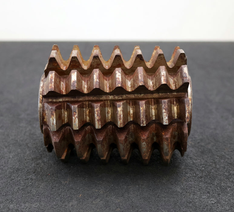 Bild des Artikels PWS-Zahnrad-Wälzfräser-gear-hob-m=-6mm-20°-EGW-Ø111x136xØ40mm-mit-LKN-BP-III