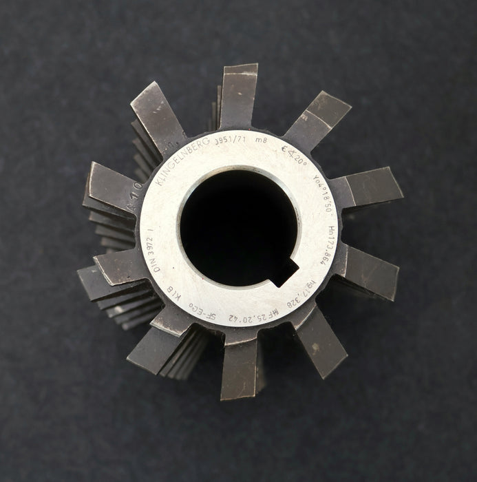Bild des Artikels KLINGELNBERG-Zahnrad-Wälzfräser-gear-hob-m=-8mm-20°-EGW-Ø120x138xØ40mm-mit-LKN