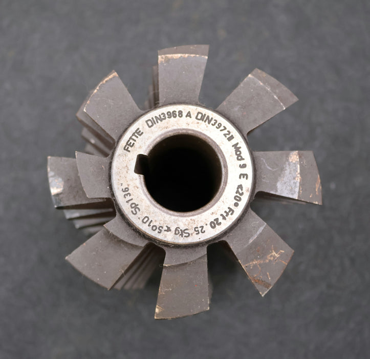 Bild des Artikels FETTE-Zahnrad-Wälzfräser-gear-hob-m=-9mm-20°-EGW-Ø124x146xØ32mm-mit-LKN
