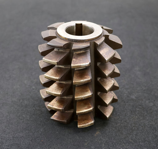 Bild des Artikels STRASMANN-Zahnrad-Wälzfräser-gear-hob-m=-8mm-20°-EGW-Ø124x138xØ40mm-mit-LKN