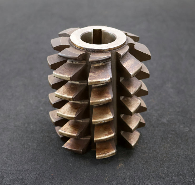 Bild des Artikels STRASMANN-Zahnrad-Wälzfräser-gear-hob-m=-8mm-20°-EGW-Ø124x138xØ40mm-mit-LKN