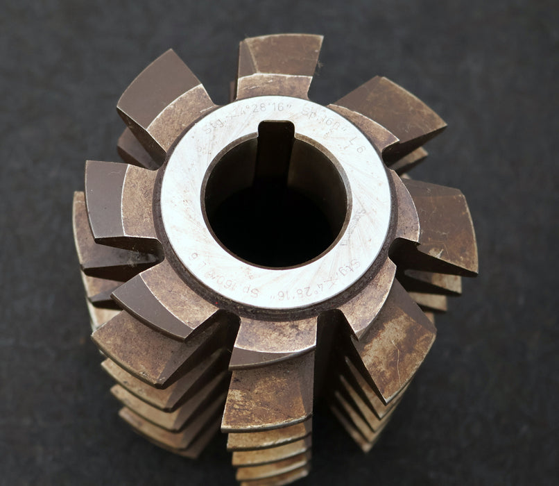 Bild des Artikels STRASMANN-Zahnrad-Wälzfräser-gear-hob-m=-8mm-20°-EGW-Ø124x138xØ40mm-mit-LKN