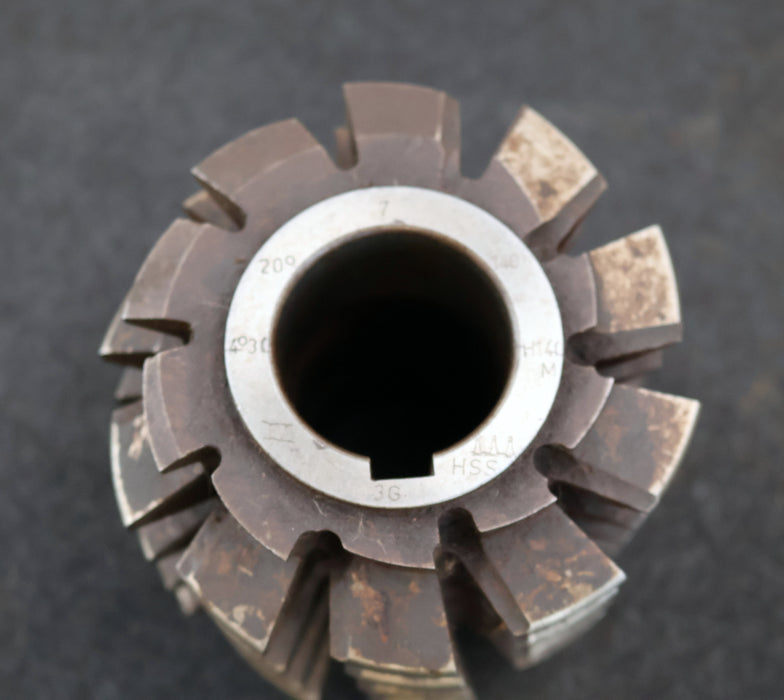 Bild des Artikels HENTZEN-Zahnrad-Wälzfräser-gear-hob-m=-7mm-20°-EGW-Ø110x109xØ40mm-mit-LKN-BP-IV