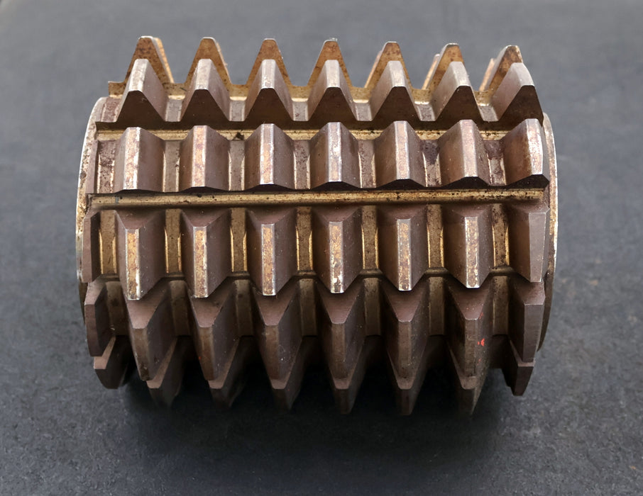 Bild des Artikels Zahnrad-Wälzfräser-gear-hob-m=-9mm-20°-EGW-Ø180x211xØ50mm-LKN-12-Spannuten