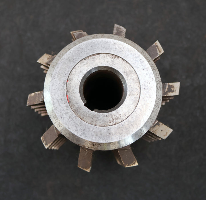 Bild des Artikels SAAZOR-Zahnrad-Wälzfräser-gear-hob-m=-6mm-20°-EGW-Ø133x132xØ32mm-mit-LKN