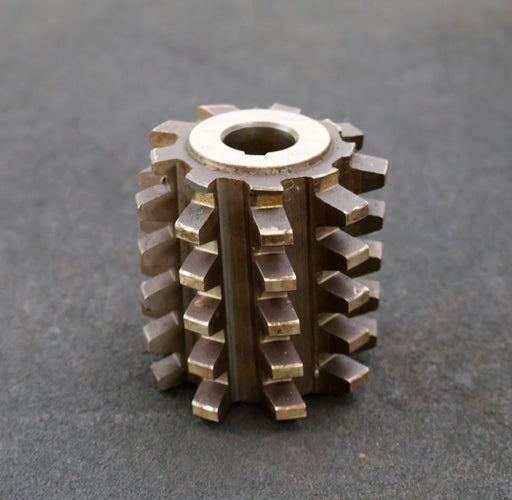 Bild des Artikels Zahnrad-Wälzfräser-gear-hob-m=-6mm-15°-EGW-Ø97x102xxØ27mm-mit-LKN-9-Spannuten