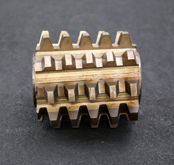 Bild des Artikels Zahnrad-Wälzfräser-gear-hob-m=-6mm-15°-EGW-Ø97x102xxØ27mm-mit-LKN-9-Spannuten