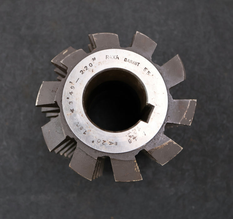 Bild des Artikels RAXA-GARANT-Zahnrad-Wälzfräser-gear-hob-m=-8mm-20°-EGW-Ø136x129xxØ50mm-mit-LKN
