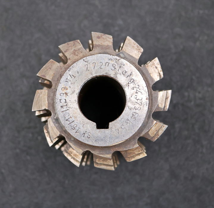 Bild des Artikels Keilwellen-Wälzfräser-6-Keile-72,3x78x12,3mm-Abmessungen-Ø82x82x27mm-mit-LKN