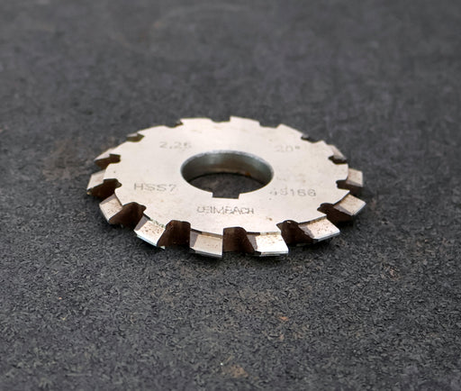 Bild des Artikels LEIMBACH-Zahnstangen-Formfräser-m=-2,25mm-20°-EGW-Ø85x8xØ27mm-mit-LKN