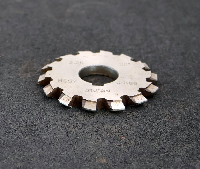 Bild des Artikels LEIMBACH-Zahnstangen-Formfräser-m=-2,25mm-20°-EGW-Ø85x8xØ27mm-mit-LKN