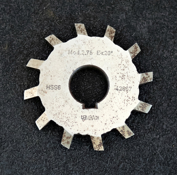 Bild des Artikels LEIMBACH-Zahnstangen-Formfräser-rack-milling-cutter-m=-2,75mm-20°EGW-Ø77x8xØ22mm