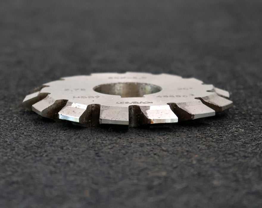 Bild des Artikels LEIMBACH-Zahnstangen-Formfräser-m=-2,75mm-20°-EGW-Ø85x8,5xØ27mm