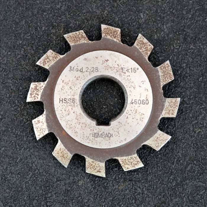Bild des Artikels LEIMBACH-Zahnstangen-Formfräser-rack-milling-cutter-m=-2,25mm-15°EGW-Ø79x8xØ22mm