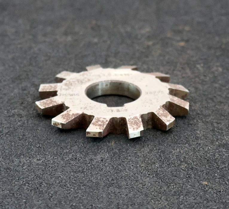 Bild des Artikels LEIMBACH-Zahnstangen-Formfräser-m=-3,5mm-15°-EGW-Ø78x8,5xØ27mm-12-Spannuten