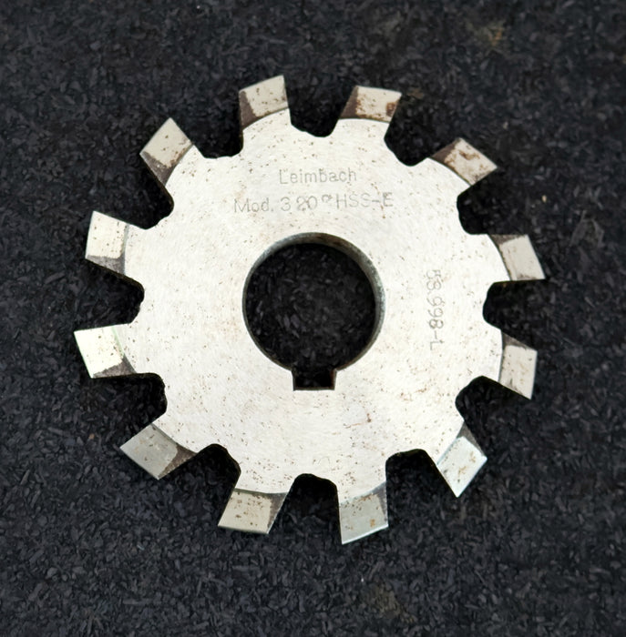 Bild des Artikels LEIMBACH-Zahnstangen-Formfräser-rack-milling-cutter-m=-3mm-20°-EGW-Ø78x8xØ22mm