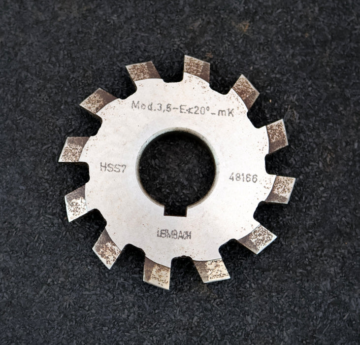 Bild des Artikels LEIMBACH-Zahnstangen-Formfräser-rack-milling-cutter-m=-3,5mm-20°-EGW