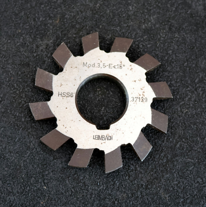 Bild des Artikels LEIMBACH-Zahnstangen-Formfräser-rack-milling-cutter-m=-3,5mm-15°-EGW