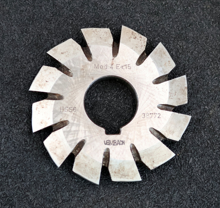 Bild des Artikels LEIMBACH-Zahnstangen-Formfräser-rack-milling-cutter-m=-4mm-15°-EGW-Ø85x9,5xØ27mm