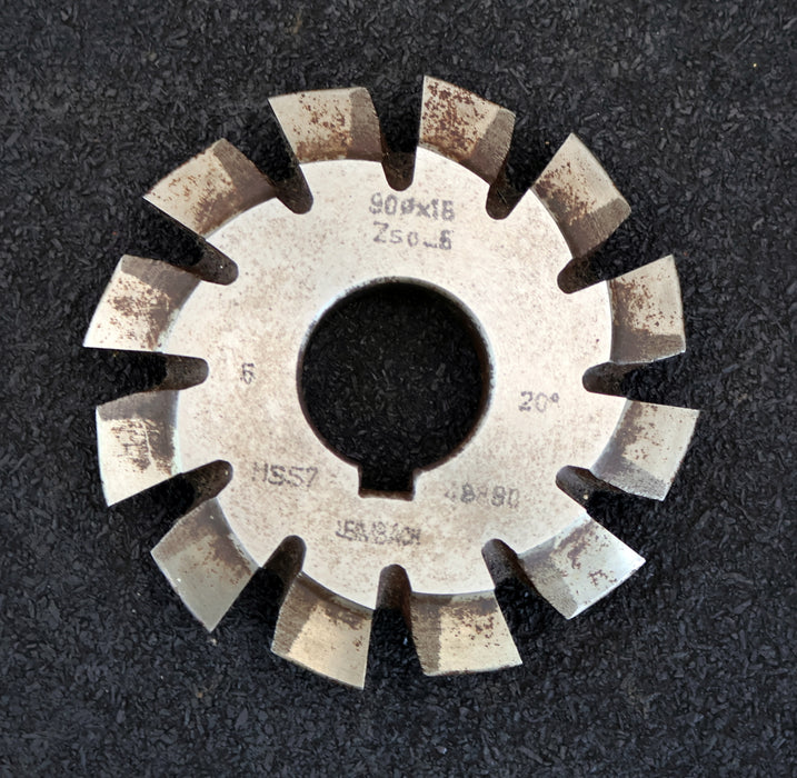 Bild des Artikels LEIMBACH-Zahnstangen-Formfräser-rack-milling-cutter-m=-5mm-20°-EGW-Ø90x15xØ27mm
