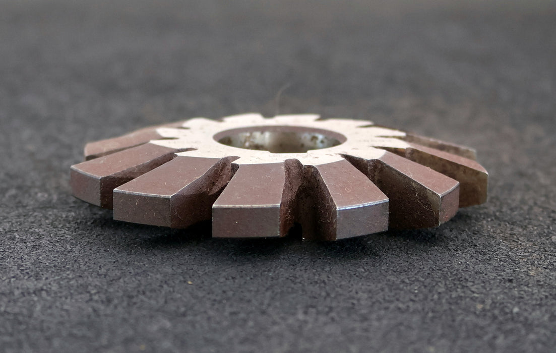 Bild des Artikels LEIMBACH-Zahnstangen-Formfräser-m=-8mm-15°-EGW-Ø108x18,5xØ32mm-12-Spannuten