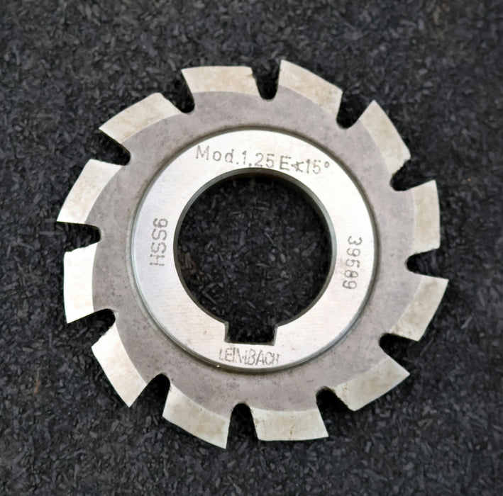 Bild des Artikels LEIMBACH-Zahnstangen-Formfräser-rack-milling-cutter-m=-1,25mm-15°-EGW