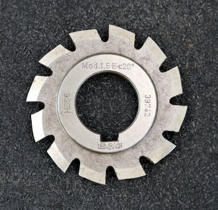 Bild des Artikels LEIMBACH-Zahnstangen-Formfräser-m=-1,5mm-20°-EGW-Ø70x7,5xØ27mm-12-Spannuten