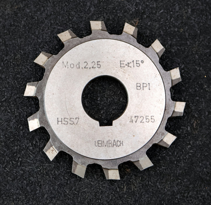 Bild des Artikels LEIMBACH-Zahnstangen-Formfräser-rack-milling-cutter-m=-2,25mm-15°-EGW
