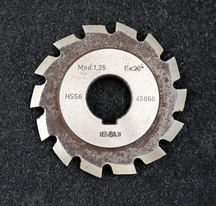 Bild des Artikels LEIMBACH-Zahnstangen-Formfräser-rack-milling-cutter-m=-1,25mm-20°-EGW