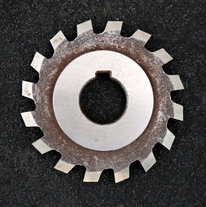 Bild des Artikels LEIMBACH-Zahnstangen-Formfräser-m=-1,5mm-20°-EGW-16-Spannuten-Ø80x7,5xØ22mm