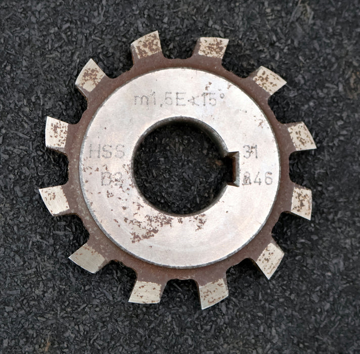 Bild des Artikels Zahnstangen-Formfräser-rack-milling-cutter-m=-1,5mm-15°-EGW-Ø68x8xØ22mm