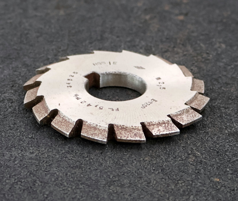 Bild des Artikels DOLD-Zahnstangen-Formfräser-rack-milling-cutter-m=-2,5mm-20°-EGW-Ø85x8xØ27mm